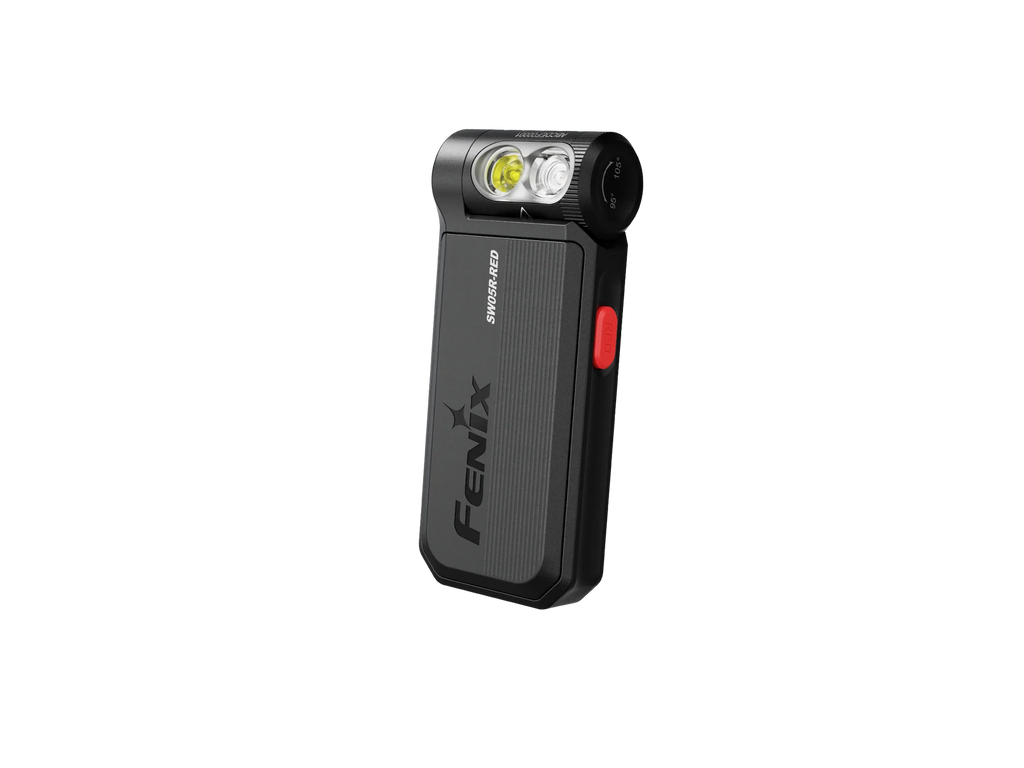 fenix flashlight flashing red Fenix SW05R-RED Clip On Flashlight with Red Light