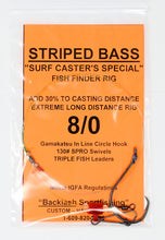Backlash Sportfishing Surf Caster's Special Striped Bass Fish Finder Rig