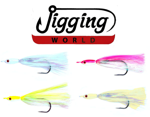 Jigging World Fluke Candy Teaser V2 With Mylar Flash