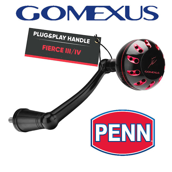 Gomexus Plug&Play Aluminum Power Handle for Penn Fierce III&IV