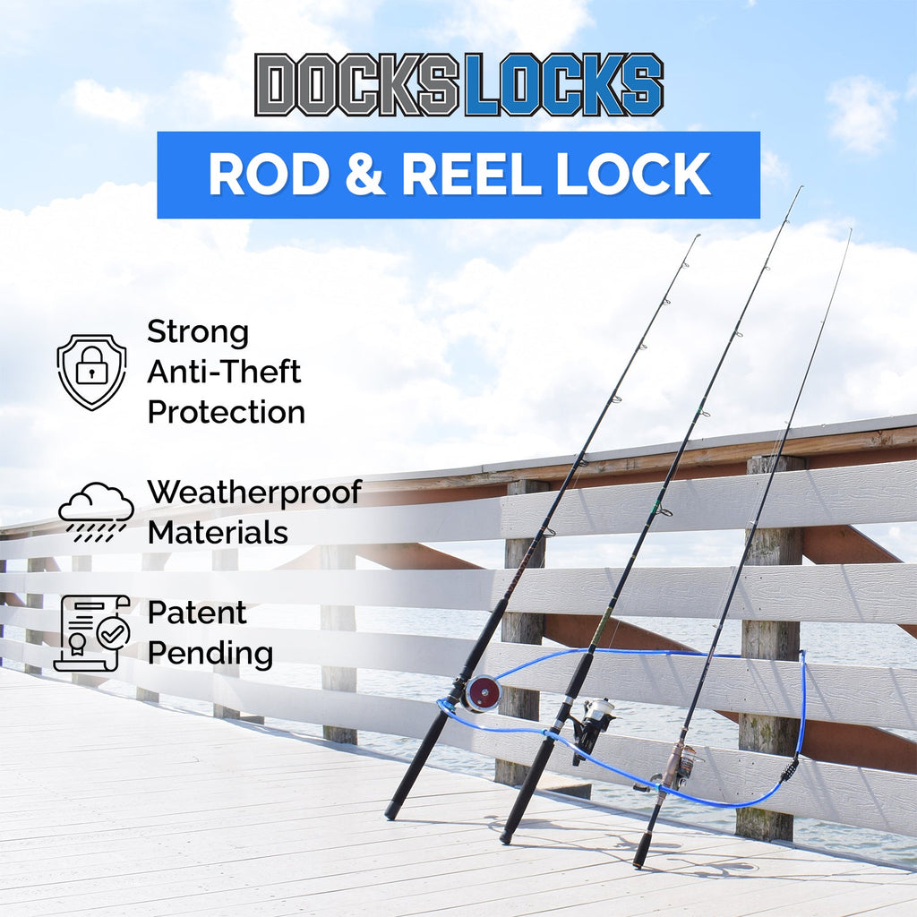 DocksLocks Fishing Rod & Reel Lock – Grumpys Tackle