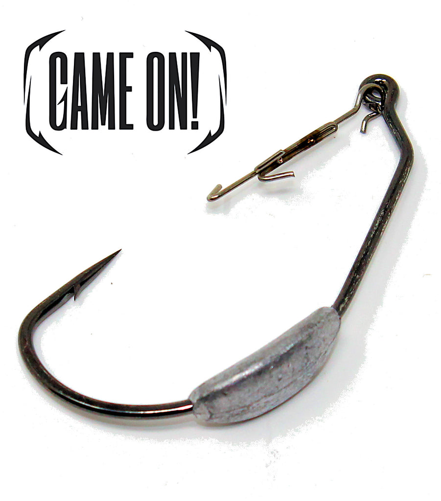 Game On Grappler Weighted Swimbait Hooks – Grumpys Tackle