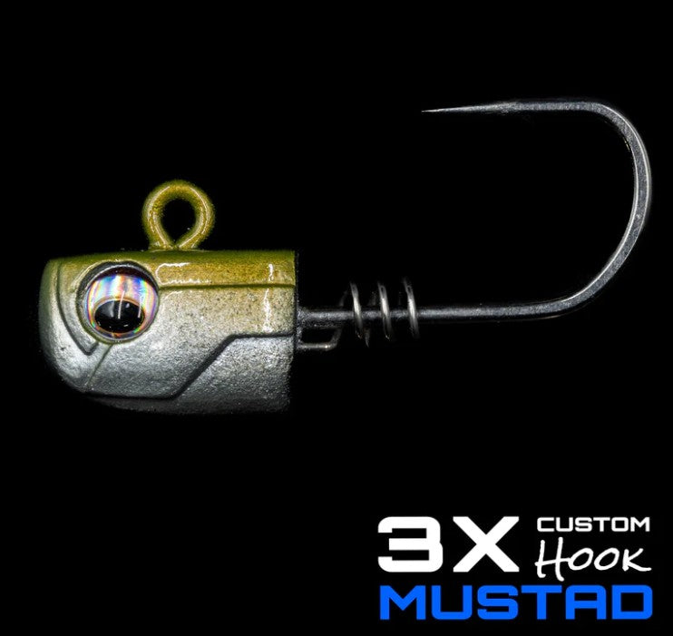 No Live Bait Needed (NLBN) Screw Lock Jig Heads - 3 Inch – Grumpys