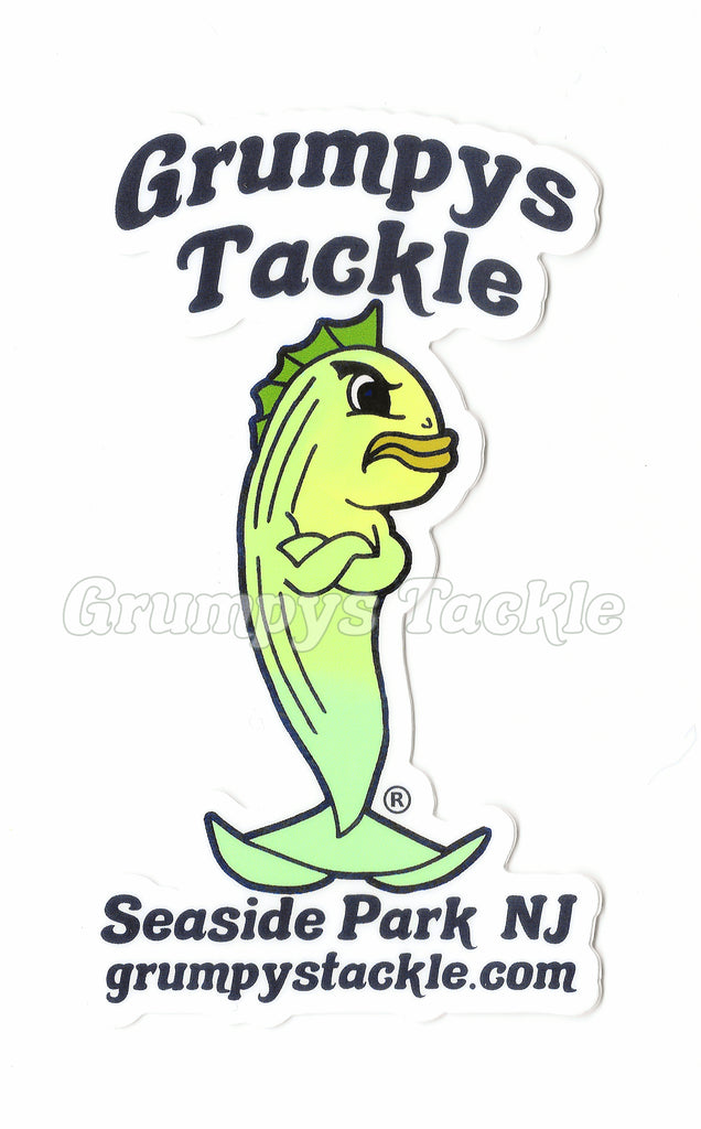 Grumpys Tackle Die Cut Logo Decal - Main Image