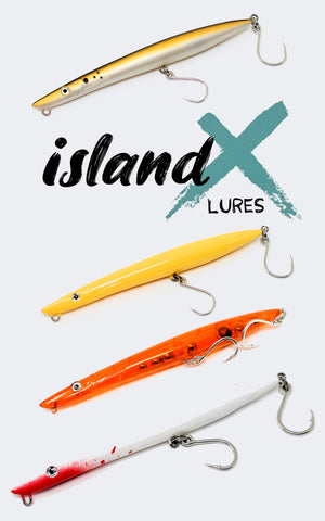 Island x Lures Hellfire Pencil 220 Float Bloodsplatter White 9 2oz