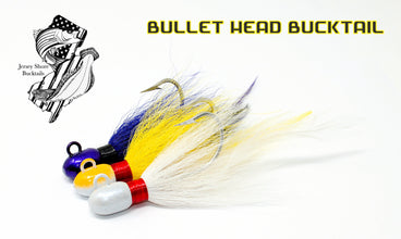 Jersey Shore Bucktails Bullet Head Bucktail Jig – Grumpys Tackle