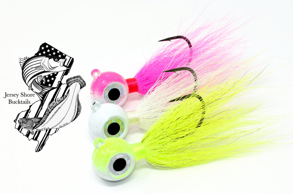 bucktails fishing lures Jersey Shore Bucktails Round Head Bucktail Jig