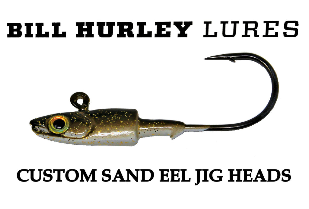 Bill Hurley Lures Custom Sand Eel Jig Heads – Grumpys Tackle
