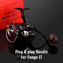 Gomexus Plug&Play Aluminum Power Handle For Daiwa Fuego Spinning Reel