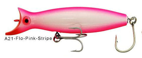 Super Strike Little Neck Swimmer Flo. Pink Stripe