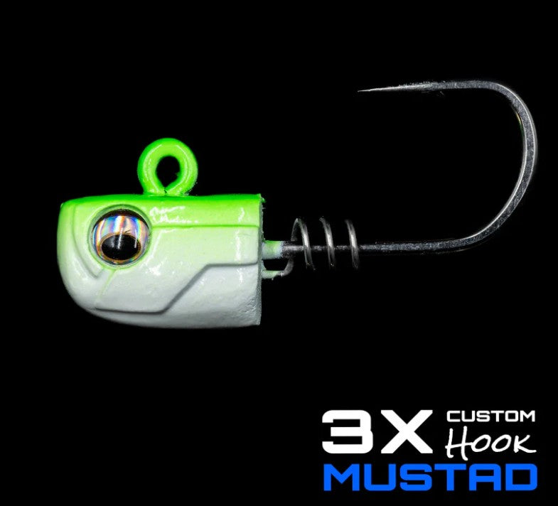 No Live Bait Needed (NLBN) Screw Lock Jig Heads - 3 Inch – Grumpys