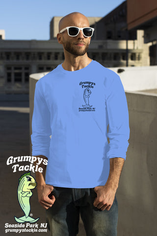 Grumpys Tackle Printed Logo Long Sleeve T-Shirt