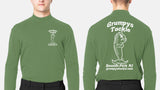 Grumpys Tackle Printed Logo Long Sleeve T-Shirt