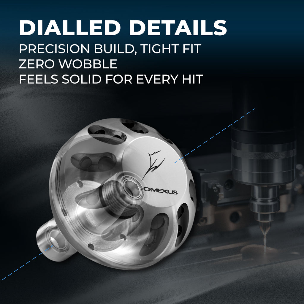 Gomexus Plug&Play Aluminum Power Handle for Shimano Stradic