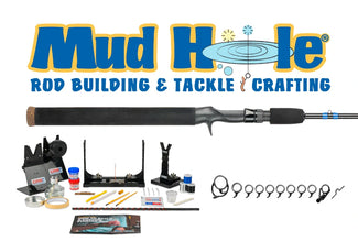 mud hole custom fishing rods 6'6" Light 2-Piece Color Spinning Rod Kits The perfect All Mud Hole 7'0" Heavy Casting