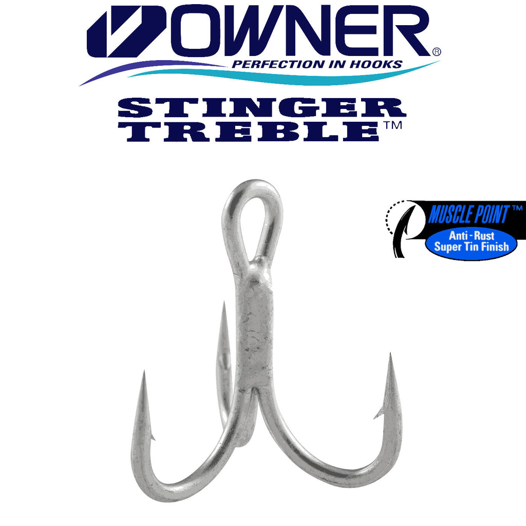 Owner Stringer Treble ST-66 4X Strong Hooks – Grumpys Tackle