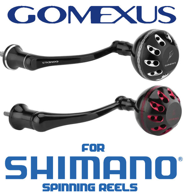 Gomexus Plug&Play Aluminum Power Handle for Shimano Spinning Reels MJ63