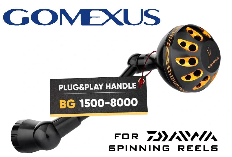 Gomexus Plug&Play Aluminum Power Handle For Daiwa BG Spinning Reel