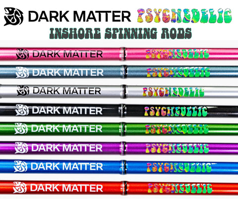 Dark Matter Psychedelic Inshore Spinning Rod