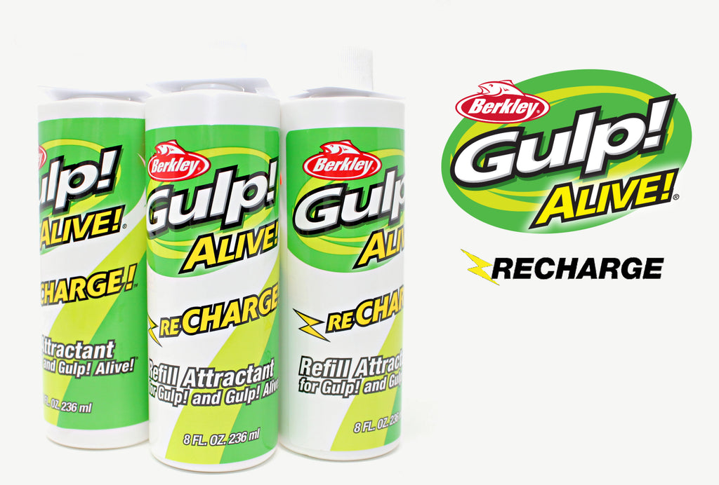 berkley gulp gulp alive plastics tackle box burn storage Gulp! Alive!® Recharge Liquid