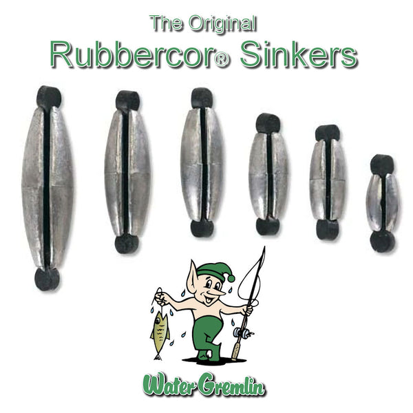 Water Gremlin Original Rubbercor® Sinkers