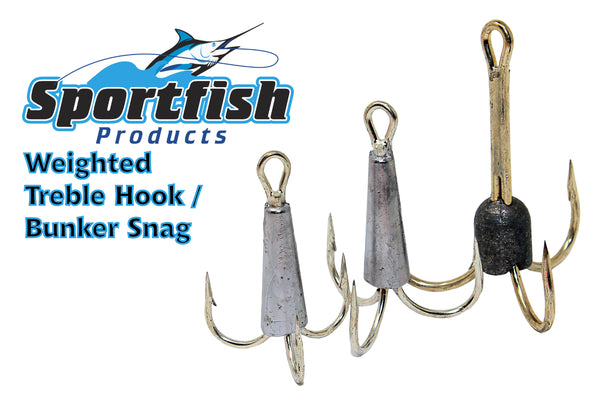 Sportfish Products Weighted Treble Hook
