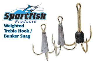 Sportfish Products Weighted Treble Hook – Grumpys Tackle