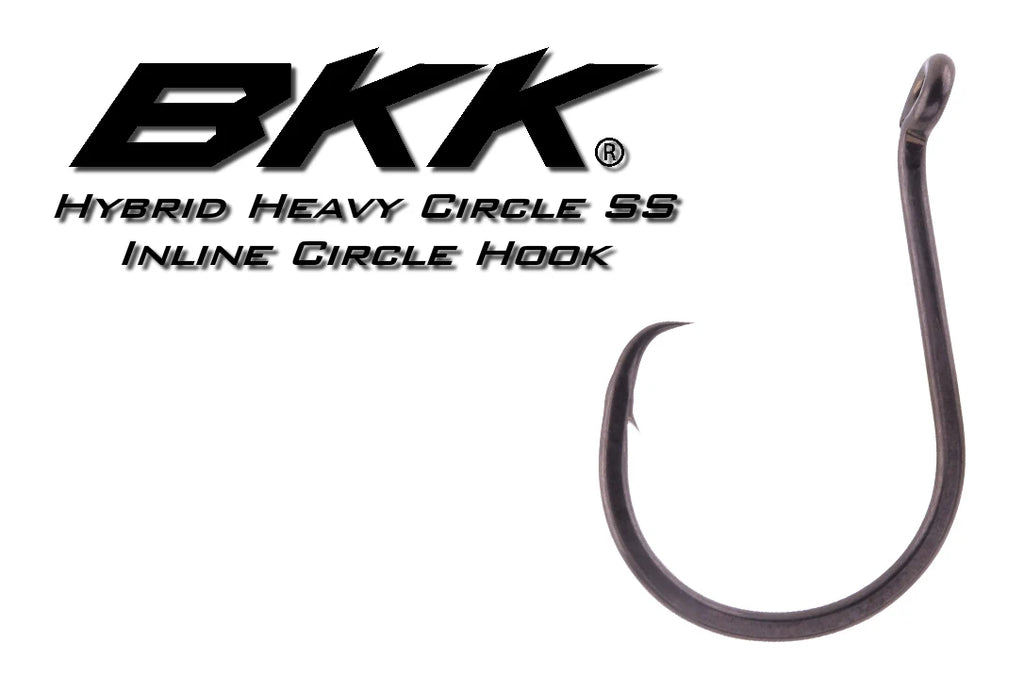 circle hook king fish BKK Hybrid Heavy Circle-SS Hooks - 4 Pack
