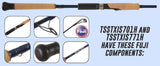 Tsunami SaltX Inshore Spinning Rods