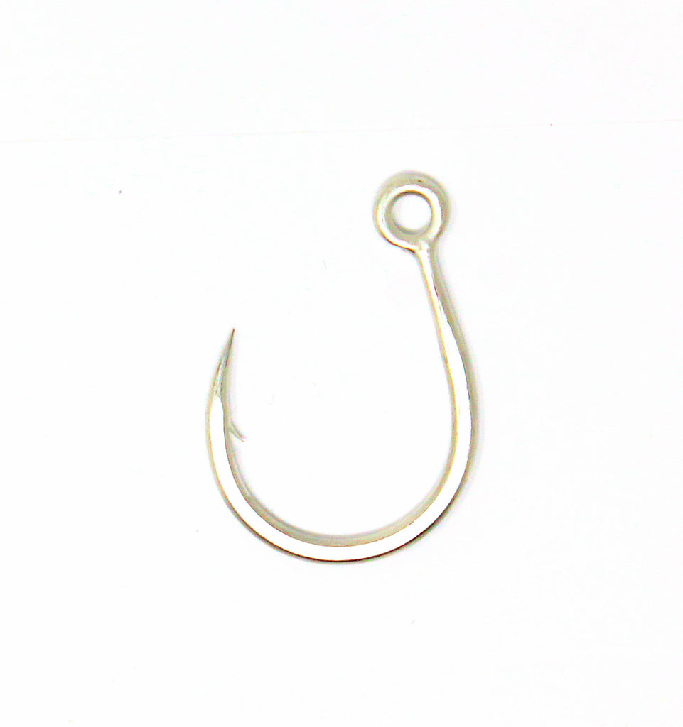 aluminum fish hooks in saltwater Mustad 2X strong wire Tsunami SaltX Single Inline Hook