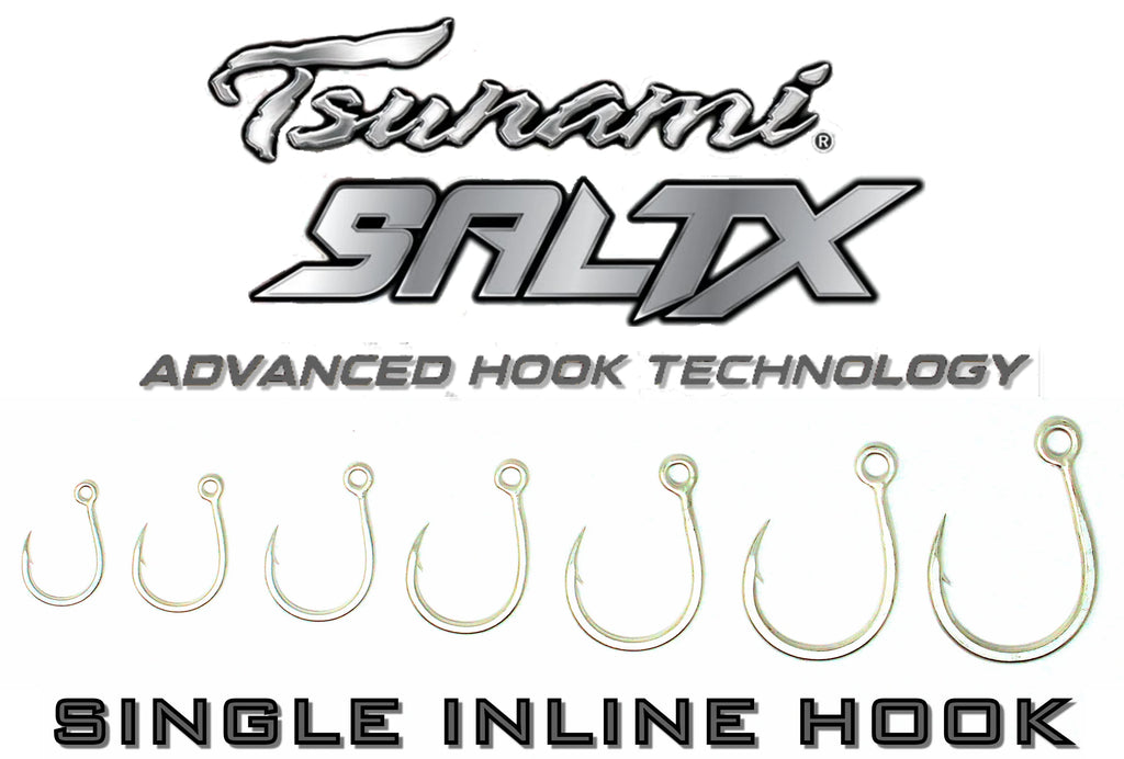 Tsunami SaltX Single Inline Hook – Grumpys Tackle