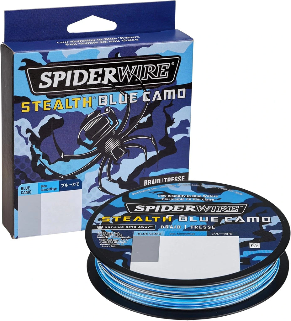 Spiderwire Stealth® Blue Camo Filler Spool – Grumpys Tackle