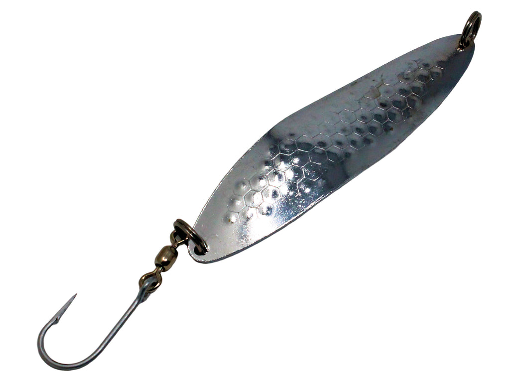 Run Off Lures Brass Spoon, 2oz, Silver