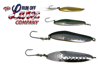 Run Off Lures Brass Spoon, 2oz, Silver