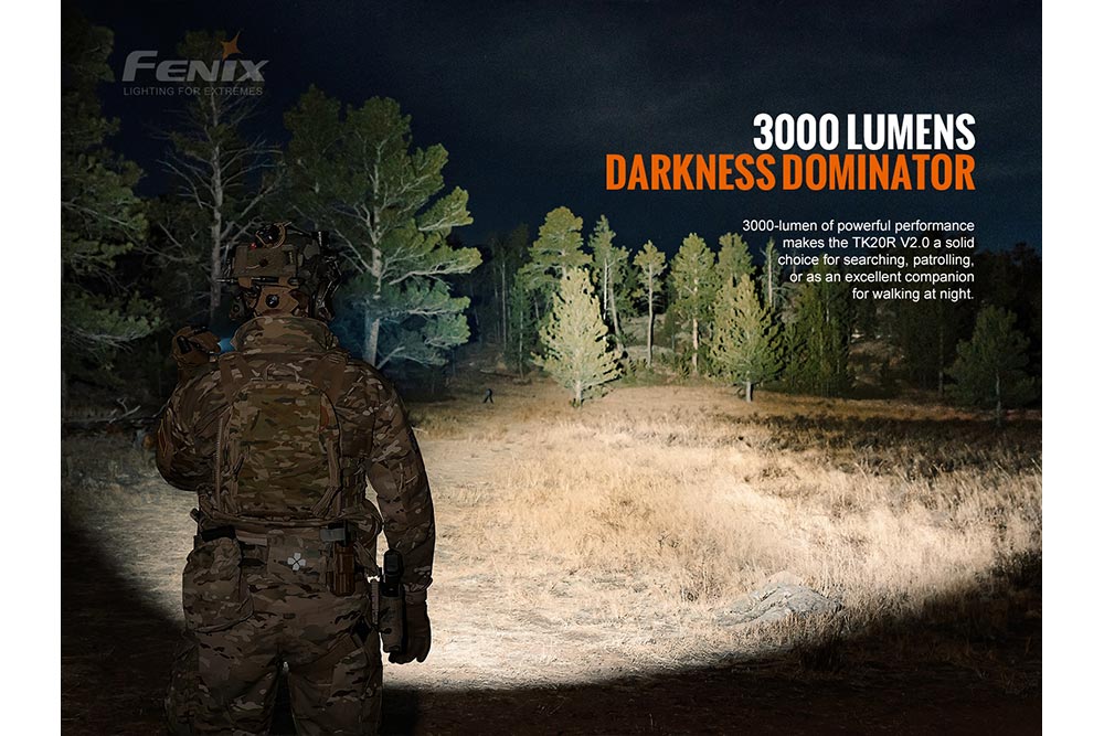 Fenix TK20R V2.0 Rechargeable Flashlight Fenix TK20R V2.0 Rechargeable Flashlight