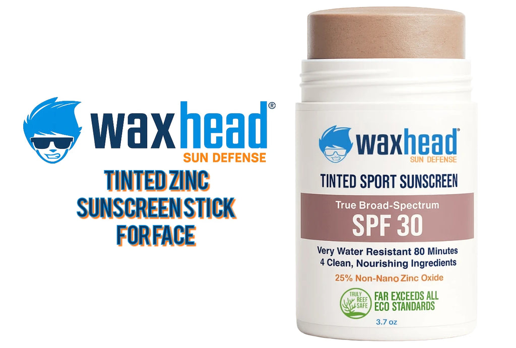 Waxhead Sun Defense Tinted Zinc Sunscreen Stick for Face (3.7 oz