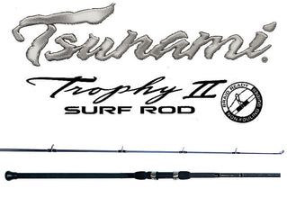 Tsunami Trophy Conventional Casting Surf Rods Series II TSTIISC-1202XH
