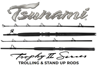 Tsunami Trophy II Series Stand Up Rods TSTIISU-661H