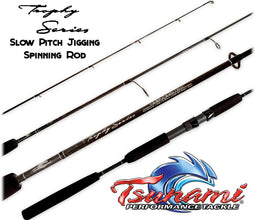 Tsunami Trophy Series Slow Pitch Jigging Spinning Rods – Grumpys