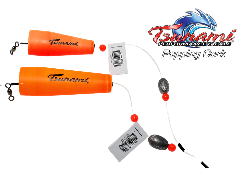 Tsunami Popping Cork Rig Solid Orange 4