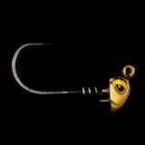 No Live Bait Needed (NLBN) Screw Lock Jig Heads - 3 Inch