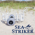 Sea Striker Balloon Beach Wheel Deluxe Pier & Surf Cart