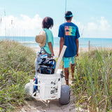 Sea Striker Balloon Beach Wheel Deluxe Pier & Surf Cart