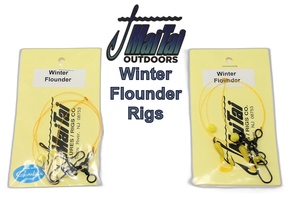 best size hooks for flounder fishing MaiTai Winter Flounder Rigs – Grumpys Tackle