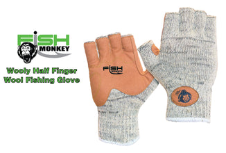 Fish Monkey Wooly Half Finger Wool Fishing Glove – Grumpys Tackle