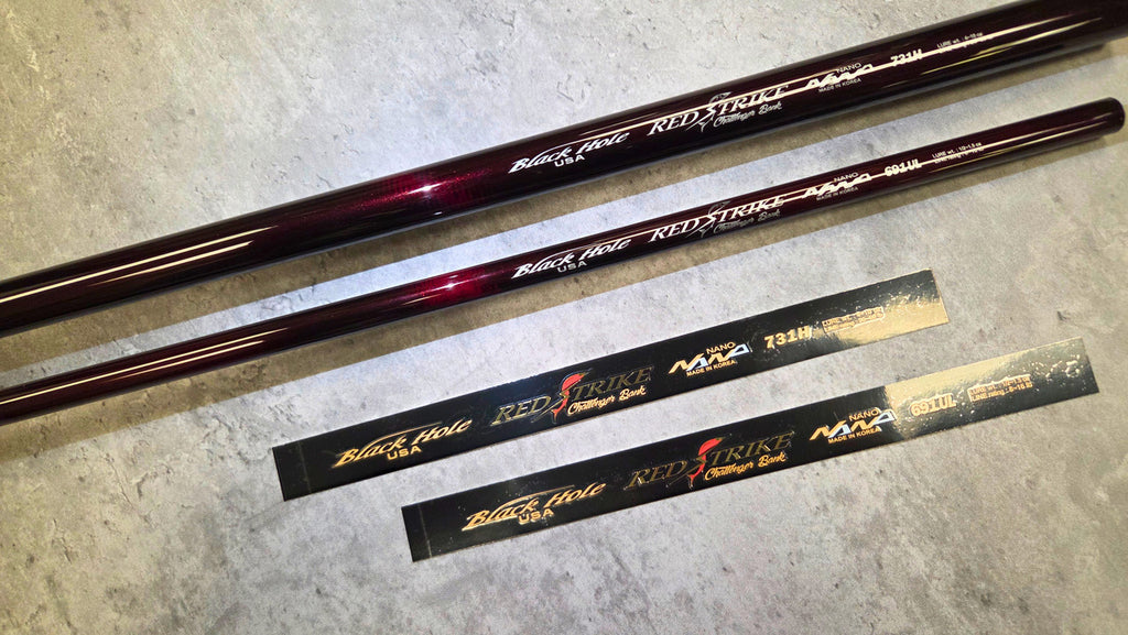 Black Hole Challenger Blank Red Strike Rod Blanks – Grumpys Tackle