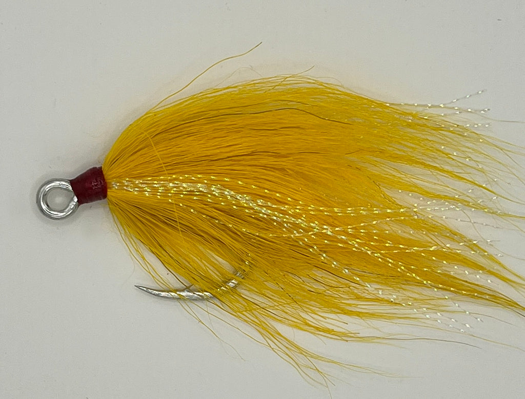 Striper Gear Bucktail Inline Single Hooks Yellow / 1/0