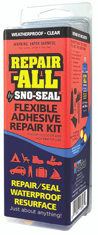 Repair-All by Sno-Seal Flexible Adhesive Repair Kit – Grumpys Tackle