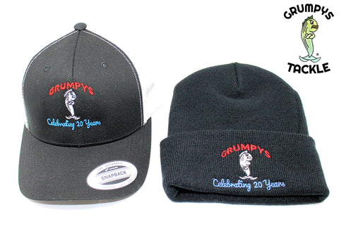 Grumpys 20th Anniversary Limited Edition Hats