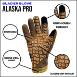 Glacier Glove Alaska Pro Coyote Waterproof Glove - Previous Model